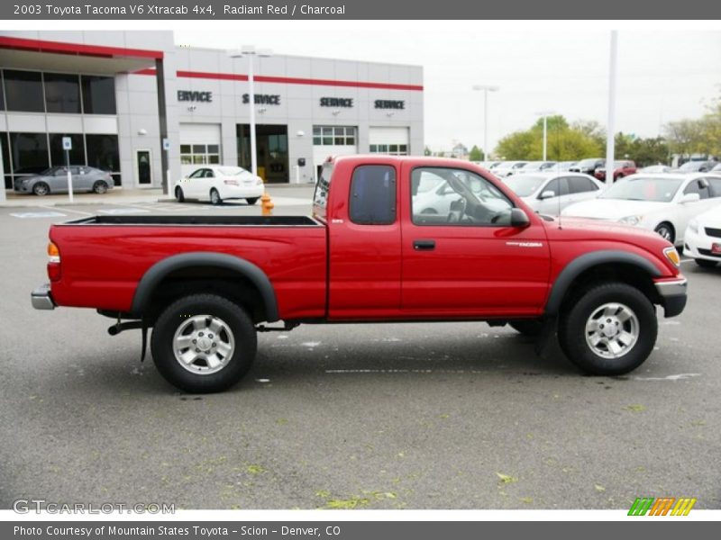 Radiant Red / Charcoal 2003 Toyota Tacoma V6 Xtracab 4x4