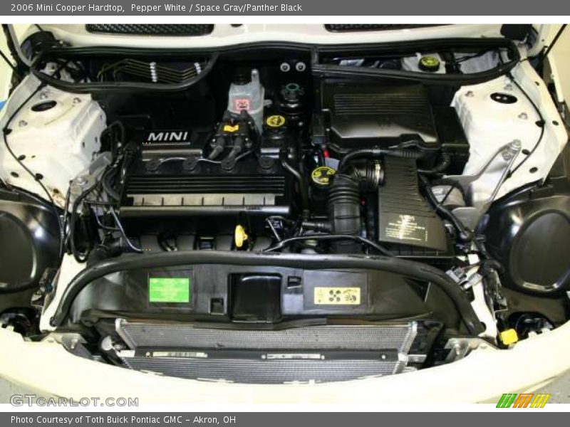 Pepper White / Space Gray/Panther Black 2006 Mini Cooper Hardtop