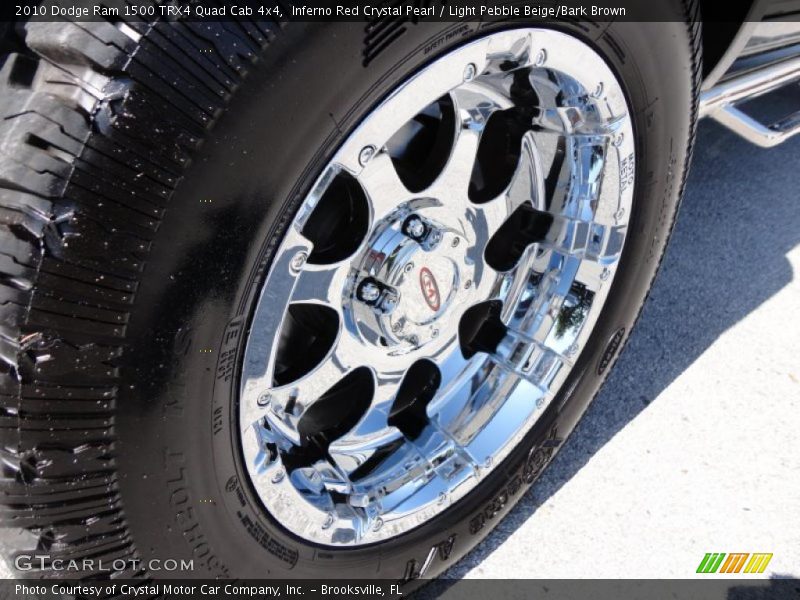 Inferno Red Crystal Pearl / Light Pebble Beige/Bark Brown 2010 Dodge Ram 1500 TRX4 Quad Cab 4x4
