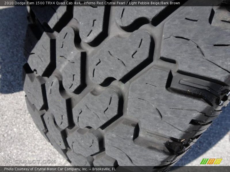 Inferno Red Crystal Pearl / Light Pebble Beige/Bark Brown 2010 Dodge Ram 1500 TRX4 Quad Cab 4x4