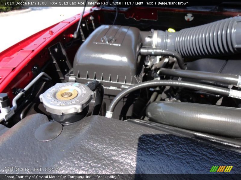 Inferno Red Crystal Pearl / Light Pebble Beige/Bark Brown 2010 Dodge Ram 1500 TRX4 Quad Cab 4x4