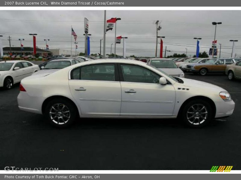 White Diamond Tricoat / Cocoa/Cashmere 2007 Buick Lucerne CXL