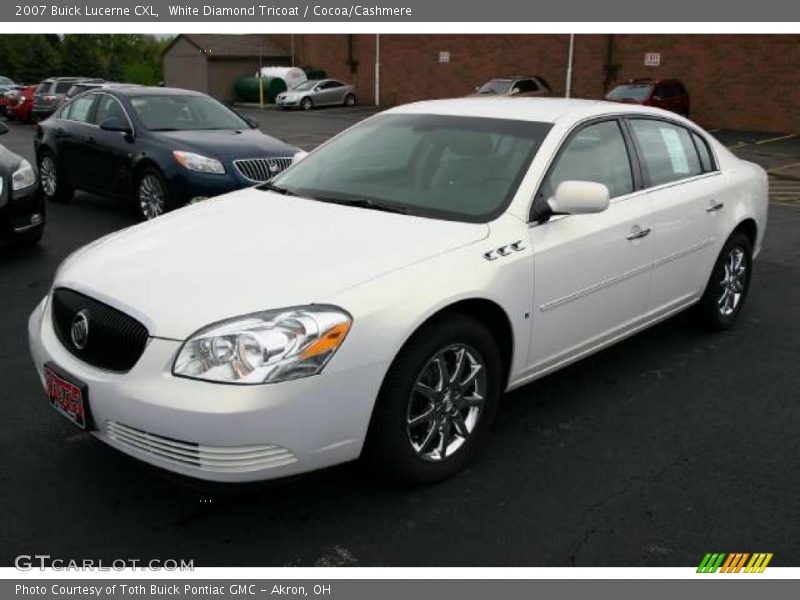 White Diamond Tricoat / Cocoa/Cashmere 2007 Buick Lucerne CXL