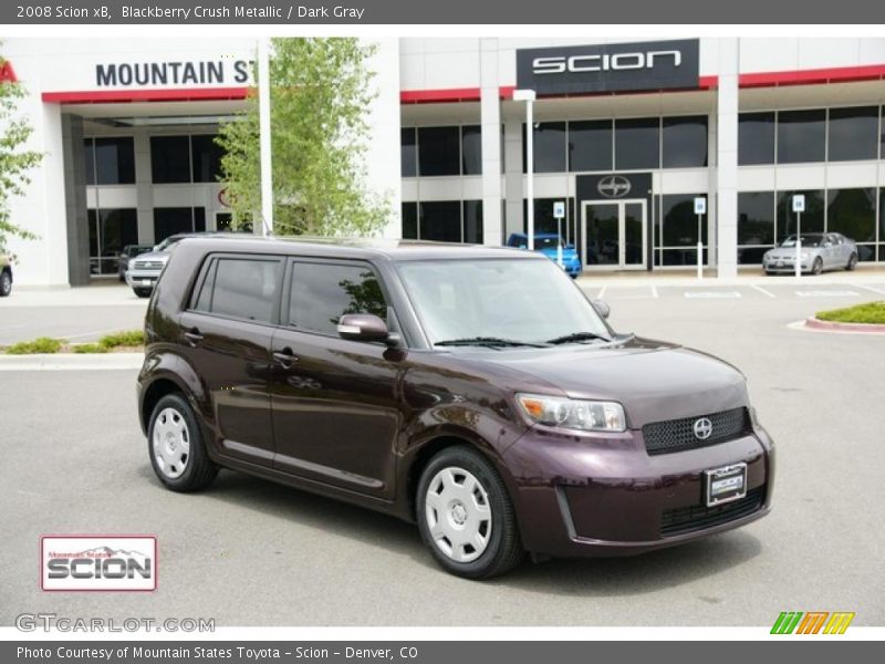 Blackberry Crush Metallic / Dark Gray 2008 Scion xB
