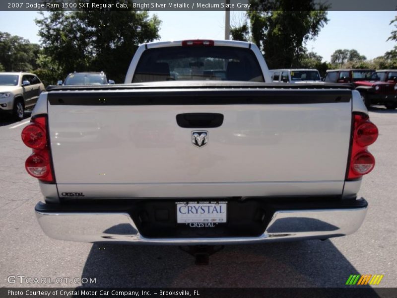 Bright Silver Metallic / Medium Slate Gray 2007 Dodge Ram 1500 SXT Regular Cab
