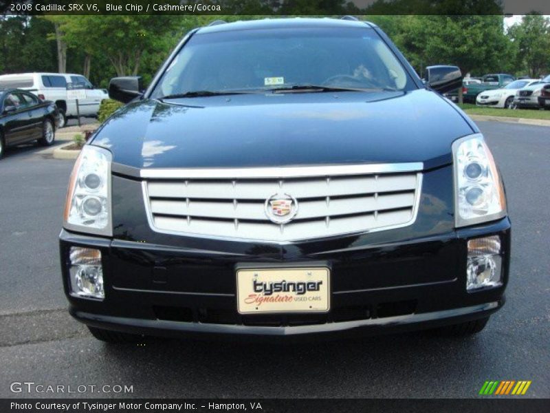 Blue Chip / Cashmere/Cocoa 2008 Cadillac SRX V6