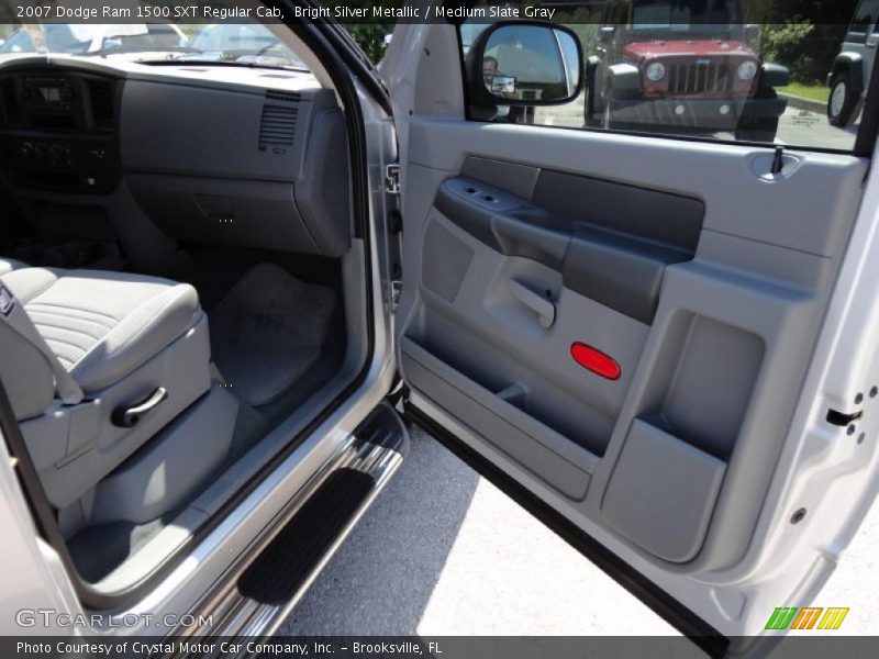 Bright Silver Metallic / Medium Slate Gray 2007 Dodge Ram 1500 SXT Regular Cab