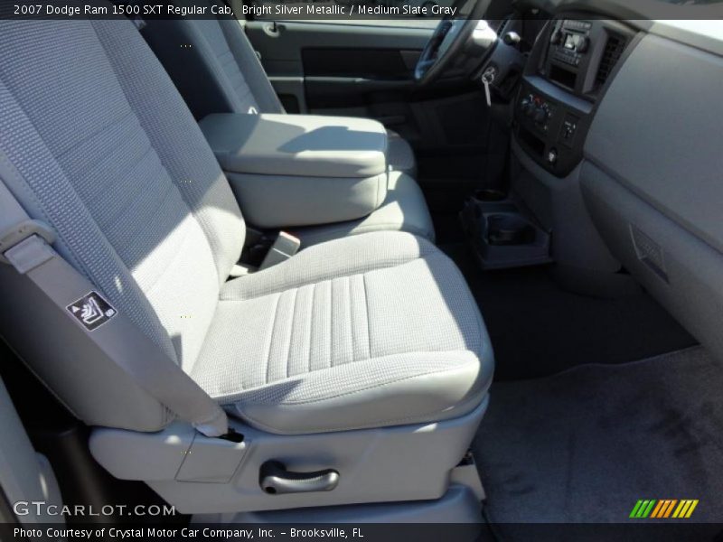 Bright Silver Metallic / Medium Slate Gray 2007 Dodge Ram 1500 SXT Regular Cab
