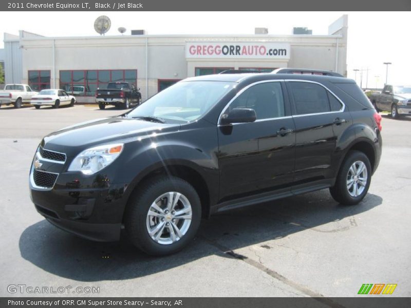 Black / Jet Black 2011 Chevrolet Equinox LT
