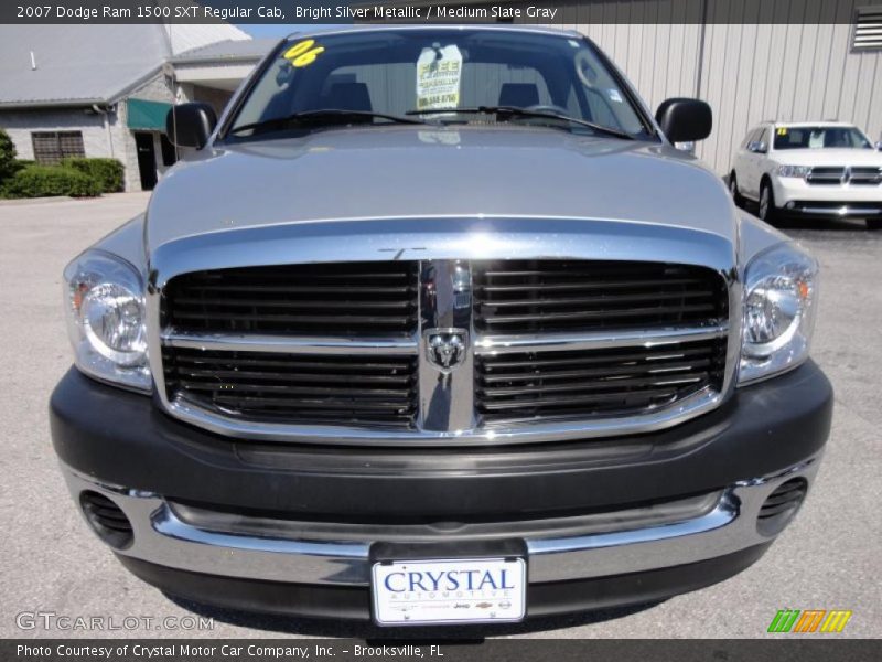 Bright Silver Metallic / Medium Slate Gray 2007 Dodge Ram 1500 SXT Regular Cab
