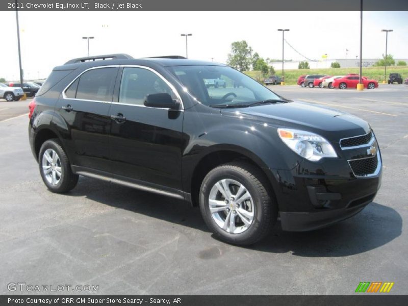 Black / Jet Black 2011 Chevrolet Equinox LT