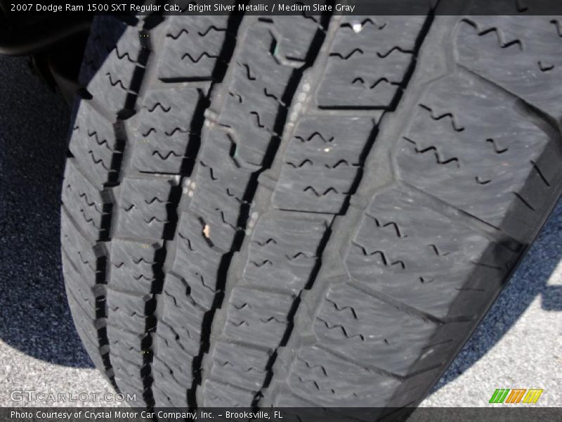 Bright Silver Metallic / Medium Slate Gray 2007 Dodge Ram 1500 SXT Regular Cab