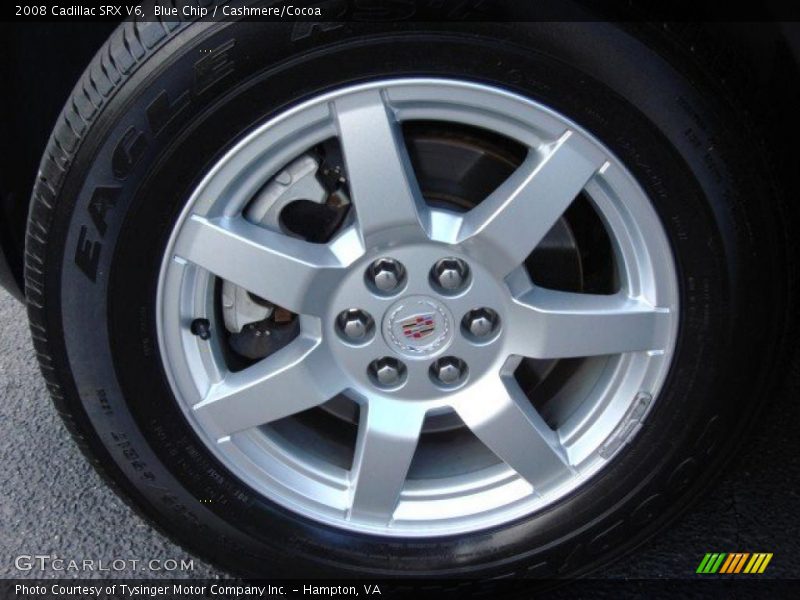 Blue Chip / Cashmere/Cocoa 2008 Cadillac SRX V6