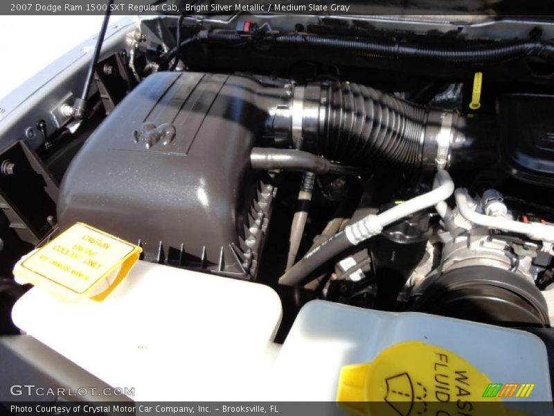 Bright Silver Metallic / Medium Slate Gray 2007 Dodge Ram 1500 SXT Regular Cab