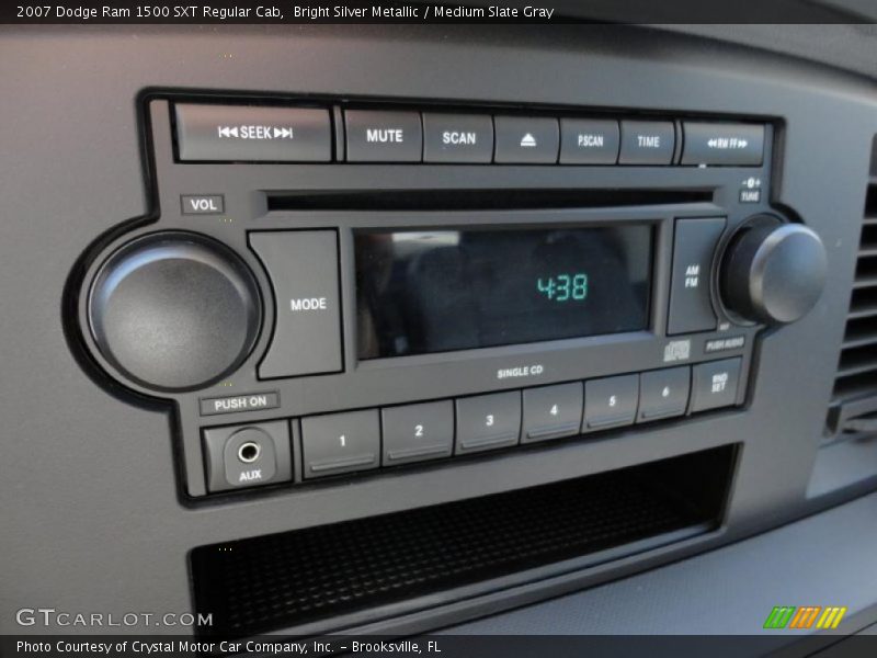 Bright Silver Metallic / Medium Slate Gray 2007 Dodge Ram 1500 SXT Regular Cab