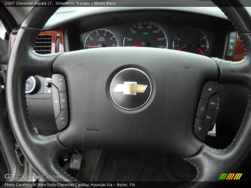 Silverstone Metallic / Ebony Black 2007 Chevrolet Impala LT
