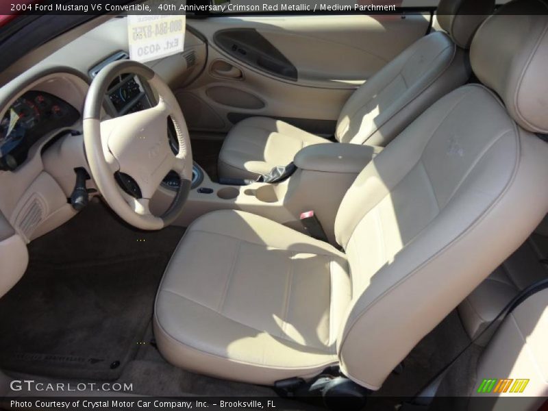  2004 Mustang V6 Convertible Medium Parchment Interior