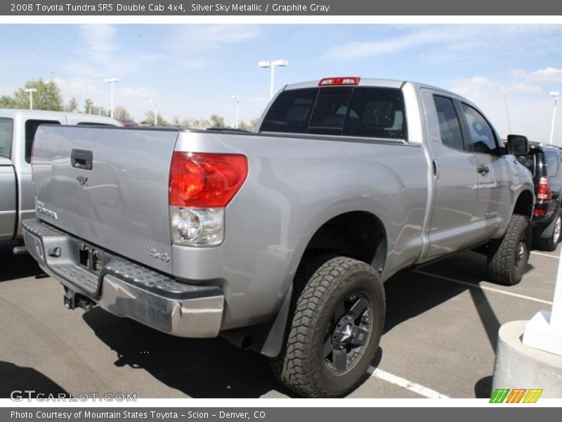 Silver Sky Metallic / Graphite Gray 2008 Toyota Tundra SR5 Double Cab 4x4