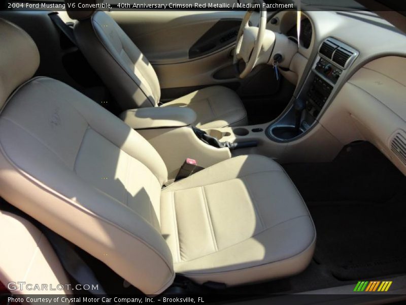 Front Seat of 2004 Mustang V6 Convertible