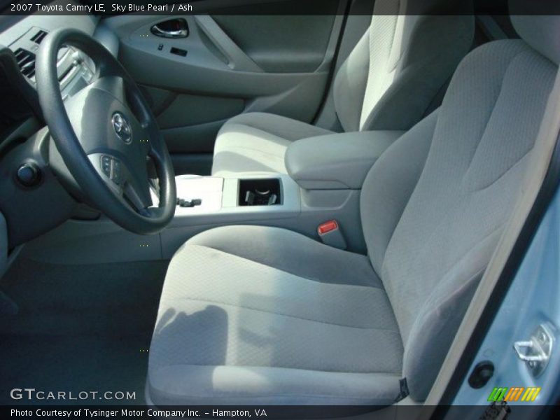 Sky Blue Pearl / Ash 2007 Toyota Camry LE
