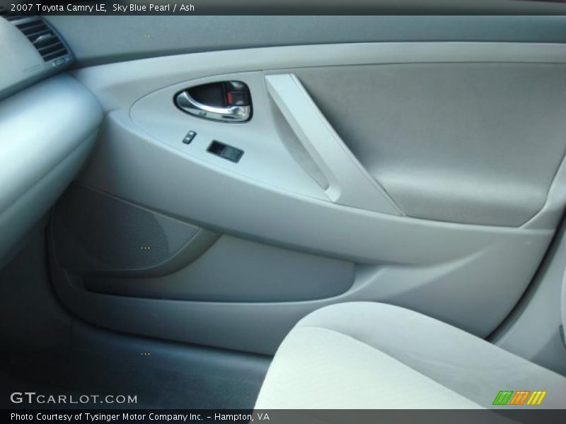 Sky Blue Pearl / Ash 2007 Toyota Camry LE