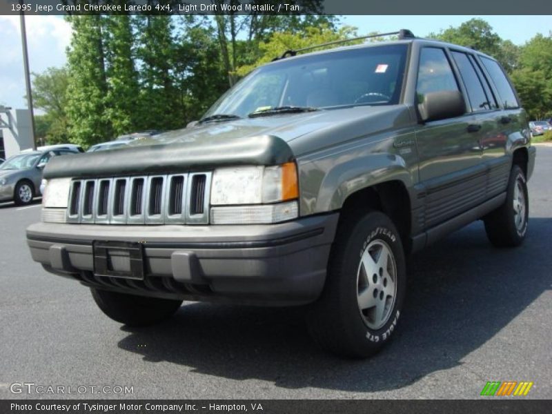 Light Drift Wood Metallic / Tan 1995 Jeep Grand Cherokee Laredo 4x4