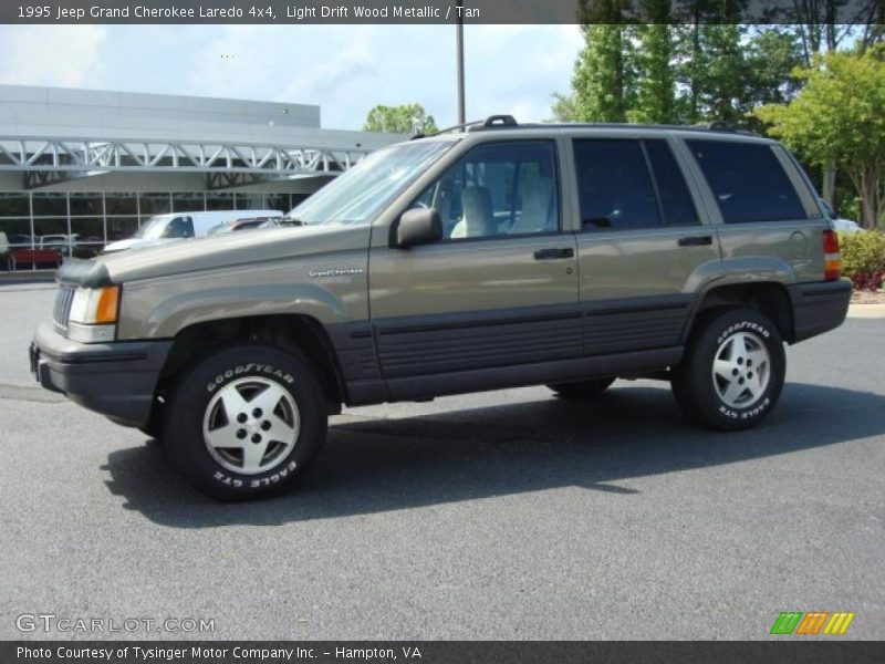 Light Drift Wood Metallic / Tan 1995 Jeep Grand Cherokee Laredo 4x4
