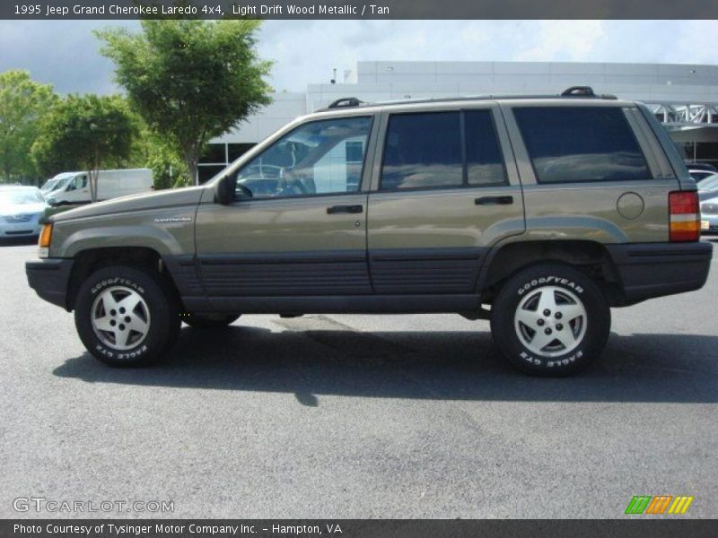 Light Drift Wood Metallic / Tan 1995 Jeep Grand Cherokee Laredo 4x4