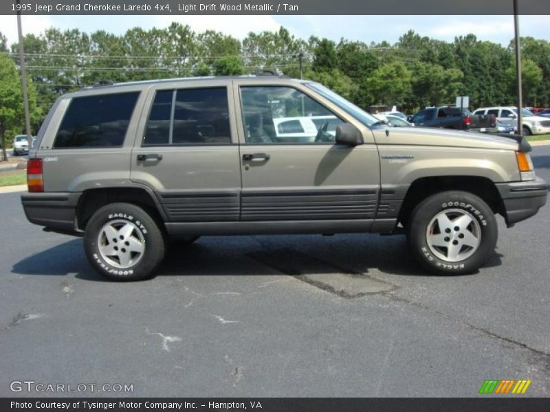 Light Drift Wood Metallic / Tan 1995 Jeep Grand Cherokee Laredo 4x4
