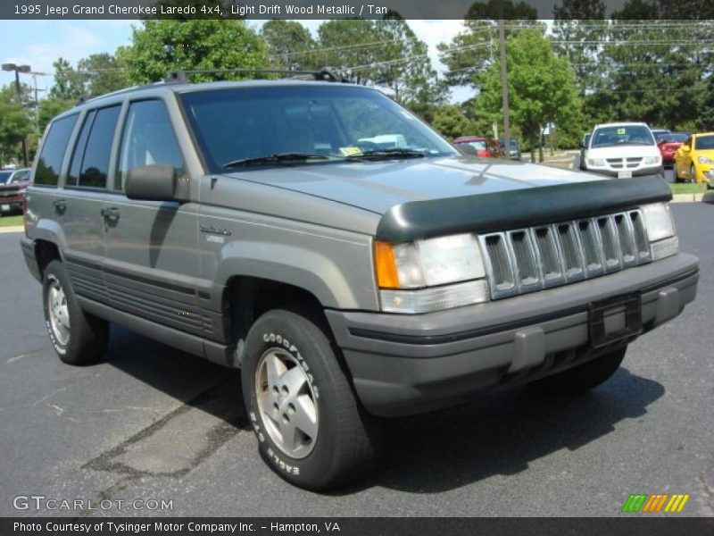 Light Drift Wood Metallic / Tan 1995 Jeep Grand Cherokee Laredo 4x4