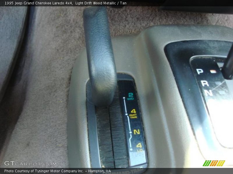 Light Drift Wood Metallic / Tan 1995 Jeep Grand Cherokee Laredo 4x4