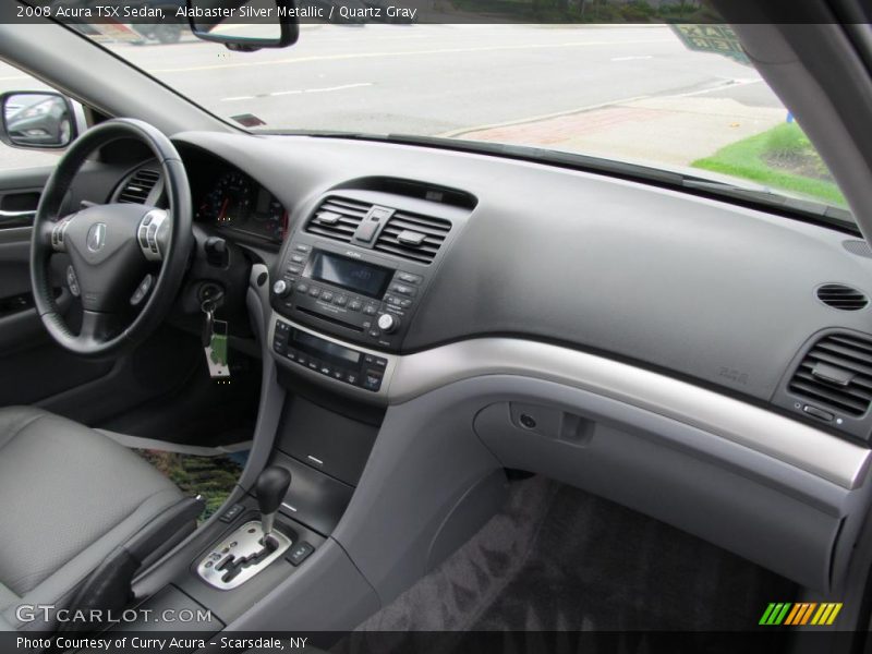 Alabaster Silver Metallic / Quartz Gray 2008 Acura TSX Sedan
