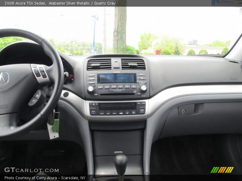 Alabaster Silver Metallic / Quartz Gray 2008 Acura TSX Sedan
