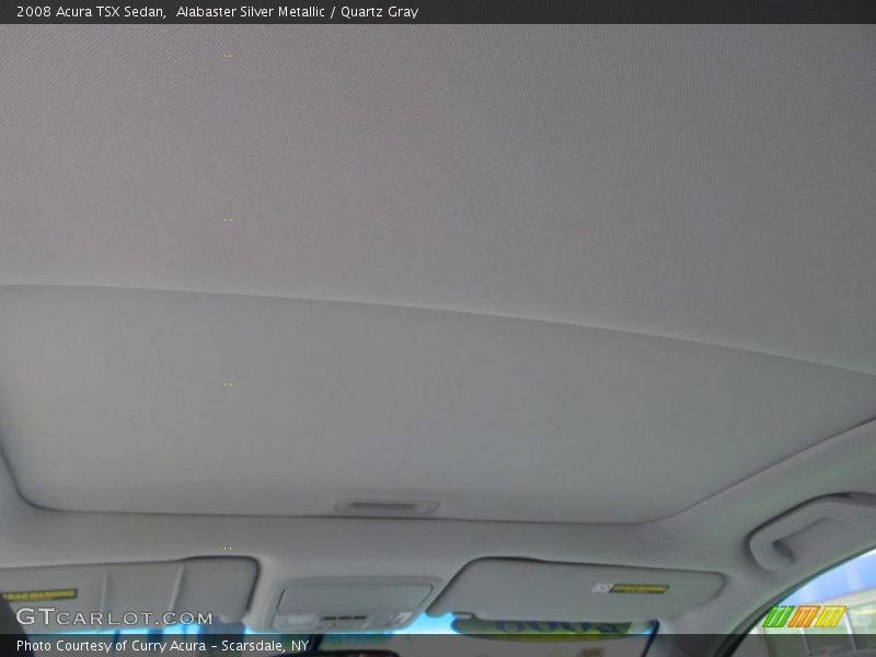 Alabaster Silver Metallic / Quartz Gray 2008 Acura TSX Sedan