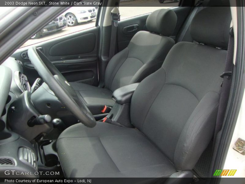 Stone White / Dark Slate Gray 2003 Dodge Neon SXT
