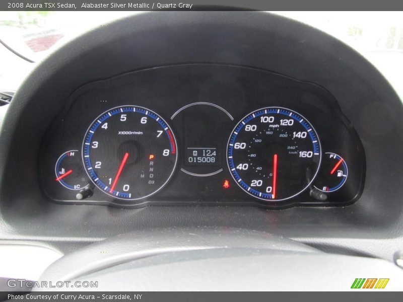 Alabaster Silver Metallic / Quartz Gray 2008 Acura TSX Sedan