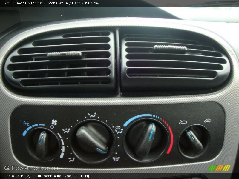 Stone White / Dark Slate Gray 2003 Dodge Neon SXT