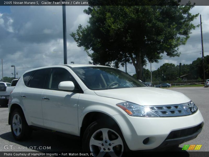 Glacier Pearl White / Cafe Latte 2005 Nissan Murano S