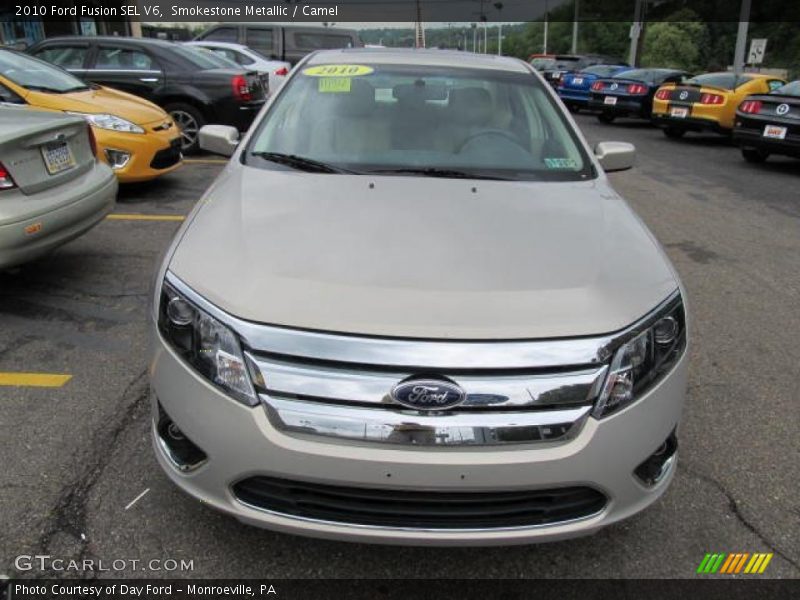 Smokestone Metallic / Camel 2010 Ford Fusion SEL V6