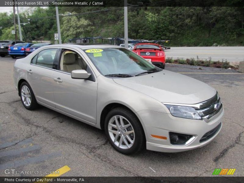 Smokestone Metallic / Camel 2010 Ford Fusion SEL V6