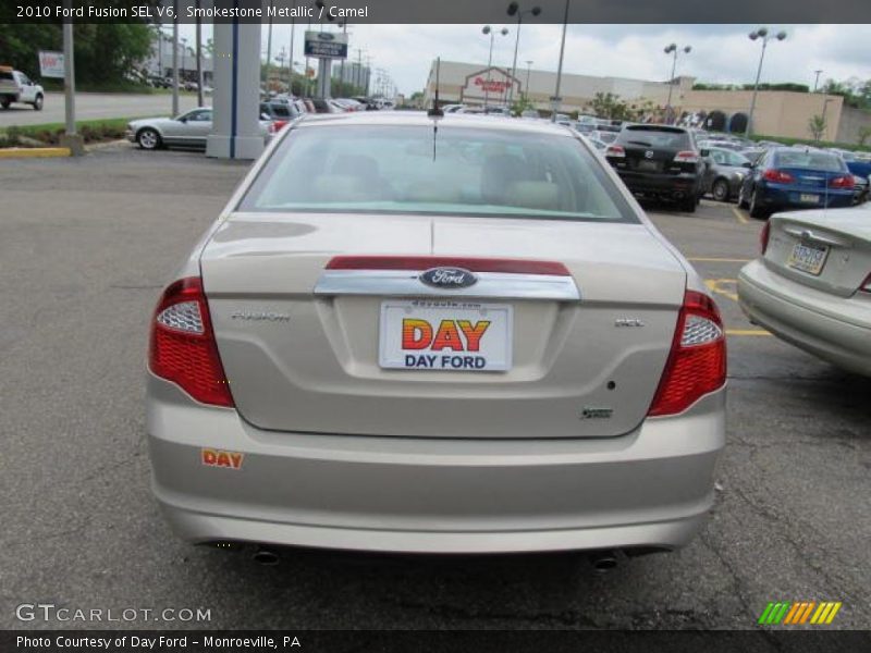 Smokestone Metallic / Camel 2010 Ford Fusion SEL V6