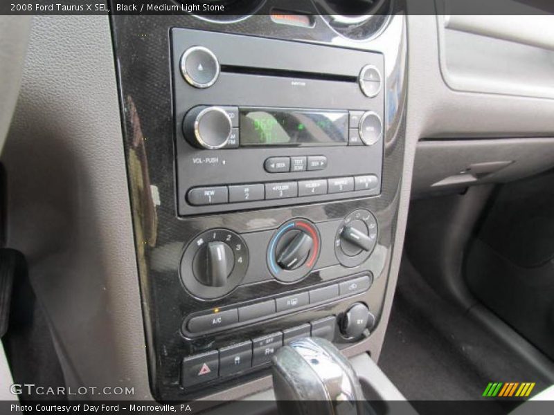 Black / Medium Light Stone 2008 Ford Taurus X SEL