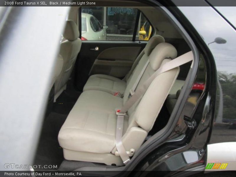 Black / Medium Light Stone 2008 Ford Taurus X SEL
