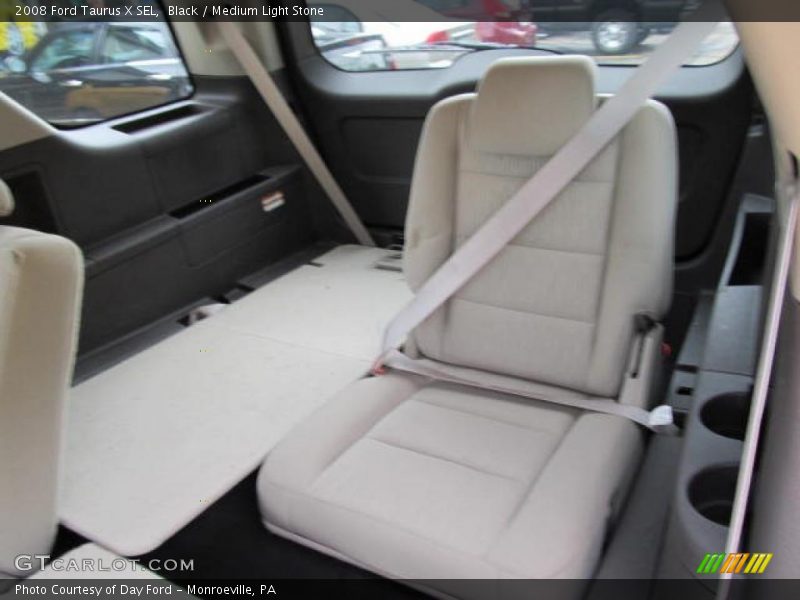 Black / Medium Light Stone 2008 Ford Taurus X SEL