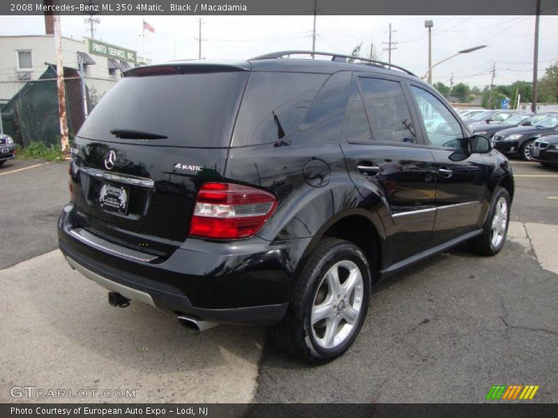 Black / Macadamia 2008 Mercedes-Benz ML 350 4Matic