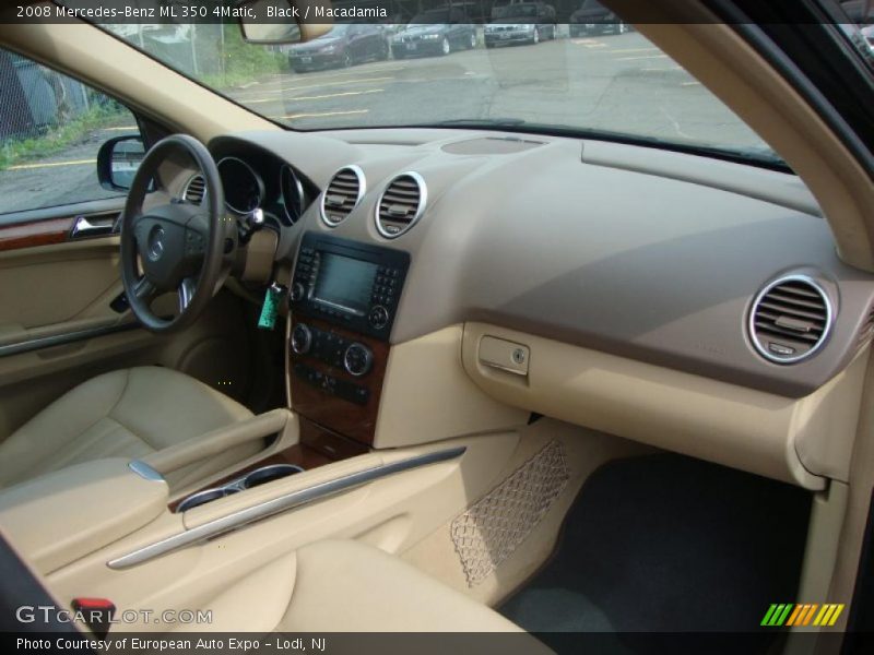 Black / Macadamia 2008 Mercedes-Benz ML 350 4Matic