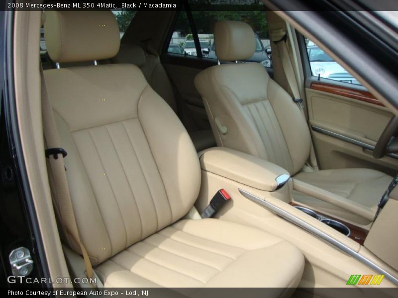 Black / Macadamia 2008 Mercedes-Benz ML 350 4Matic