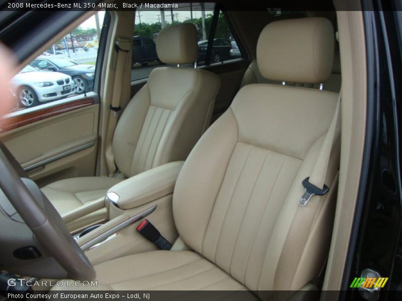 Black / Macadamia 2008 Mercedes-Benz ML 350 4Matic