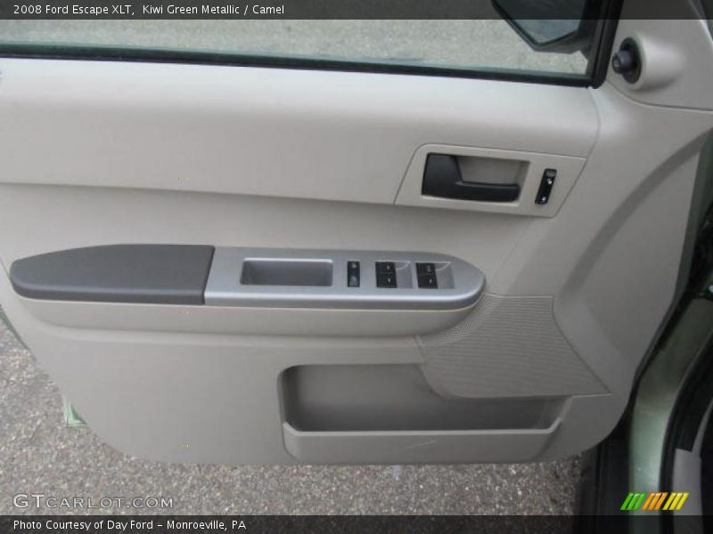 Kiwi Green Metallic / Camel 2008 Ford Escape XLT