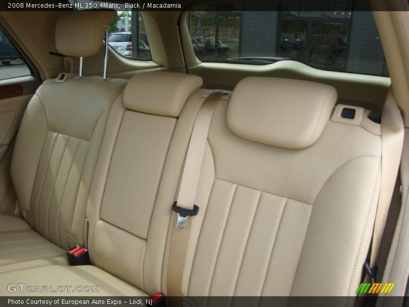 Black / Macadamia 2008 Mercedes-Benz ML 350 4Matic